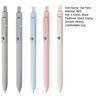 5Pcs 0.42mm Nib Comfortable Grip Spring Touch Gel Pens Quick Drying Retractable Ink Pens Office Supplies