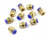 Set Of Threaded Pneumatic Quick Connectors 14 8Mm 10 Pcs