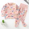 Kinder-Unterwäsche-Sets - Langarm- und Langhosen-Sets Für Jungen, Lässige Pyjama-Sets Für Mädchen Im 2-teiligen Stil