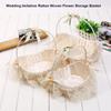 With Handle Flower Storage Basket Shopping Storage Hamper Basket  For Plant Home Wedding