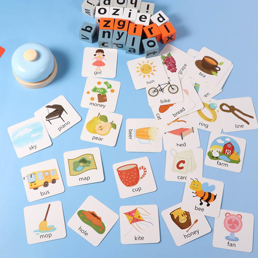 Word Spelling Game Alphabet Spelling Game Flash Cards Puzzle Game Letter Spelling Block  Kids