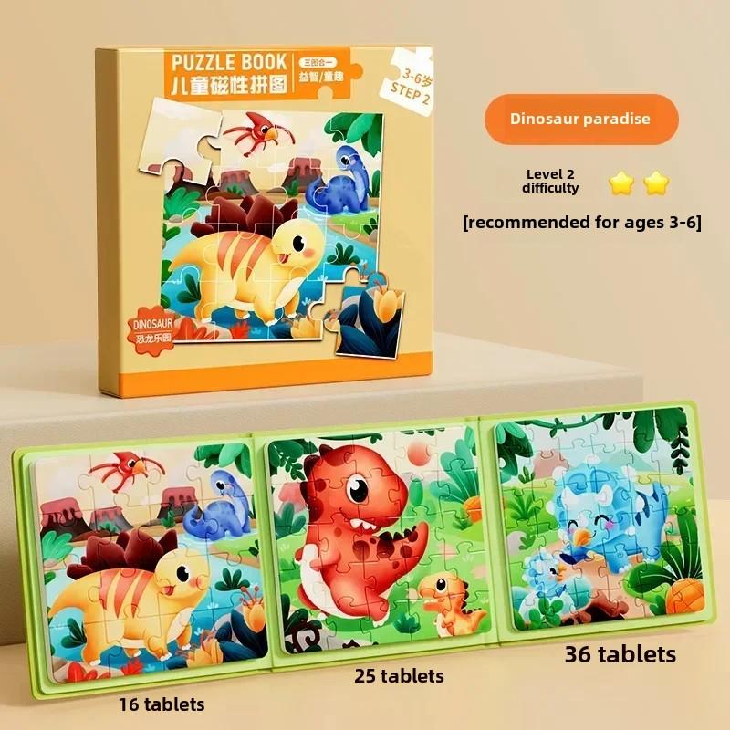 Dětské magnetické puzzle 3-6 let miminko vzdělávací hračky dětské Montessori miminko DIY hračky pro rané vzdělávání