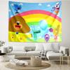 Hey-Duggee Print Tapestry, Backdrop, Easy Setup, Ideal for Bedroom, Office & Living Room, with Aesthetic Wall Hanging Decor.