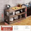 Modern Steel-Wood Kitchen Storage Rack