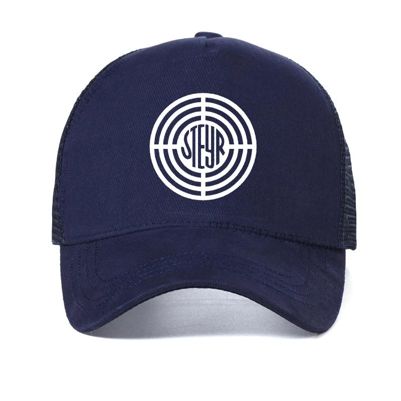 New Mens Hat Vintage Day Ruinerwold Steyr Tractor Baseball Cap Summer Outdoor Mesh Breathable Trucker Hat Snapback Hats Bone