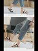 Men's Cotton and Linen Cropped Trousers - Lightweight Summer Casual Shorts for Middle-Aged and Elderly.