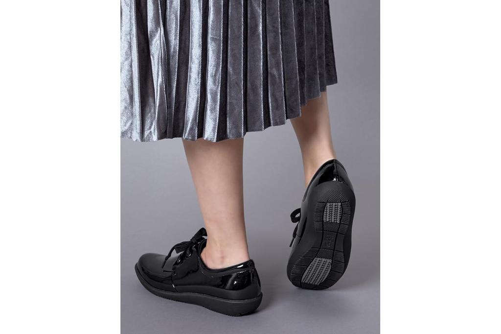 Pansy 4939 Rain Step Rain 3E Waterproof Size Smooth Black Shoes, Women's, Sneakers, 24.0cm,
