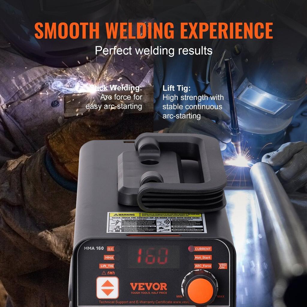 ARC Stick Welder 220V 120A 2-in-1 Lift TIG Welding Machine Hot Start