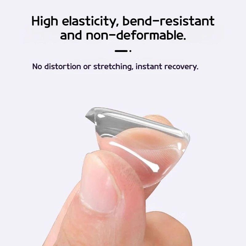1pc Car Interior Clear Crystal-clear Epoxy Engine Ignition Start Stop Switch Push Button Sticker Cover Trim Invisible Protective Film Accessories