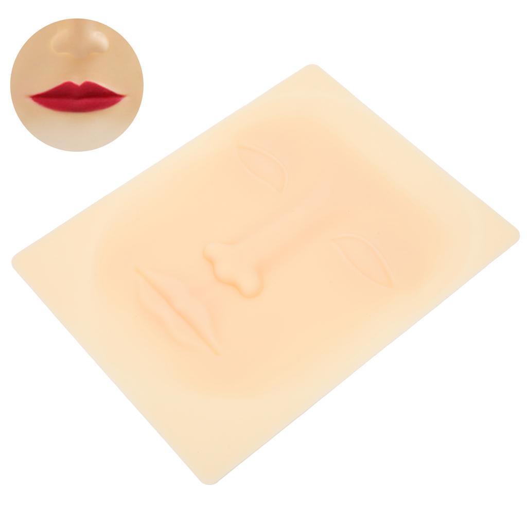 Microblading Practice Skin 4D Silicone Permanent Makeup Training Skin for Eyebrow Lip Eyeliner