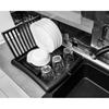 Drainer for Dishware, Plates, Cups, Cutlery, Kitchen Standing Black