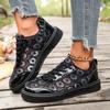 Women Lace Hollow Out Breathable Flat Casual Sneakers Fashionable Lightweight Comfortable Slip Resistant Walking Shoes