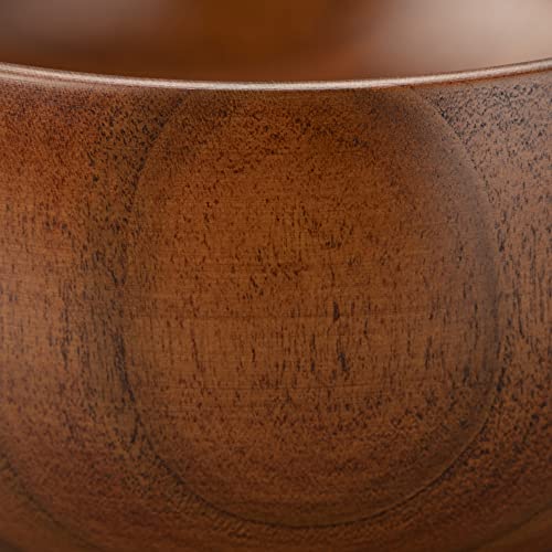 Yamanaka Lacquerware Shirasagi Woodwork Soup Bowl, Shirasagi Bowl, Small, Approx. 10cm, Cherry Blossom, Lacquered Brown, Made In Japan