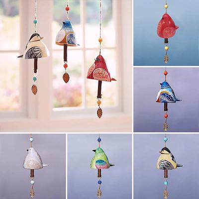 Bird Song Bell Garden Decoration Creative Wind Chime Pendant  Decoration Beautiful Yard Home Decorations
