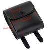Universal Motorcycle PU Leather Front Handlebar Tool Bag Luggage Saddle Bags