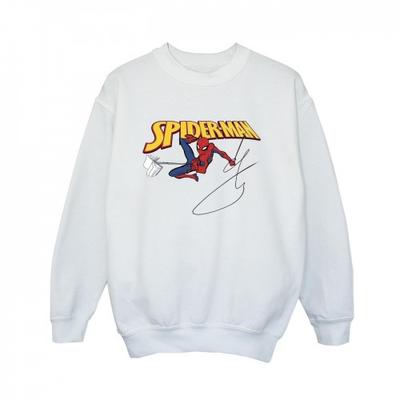 Boys Spider-Man With A Book Sweatshirt