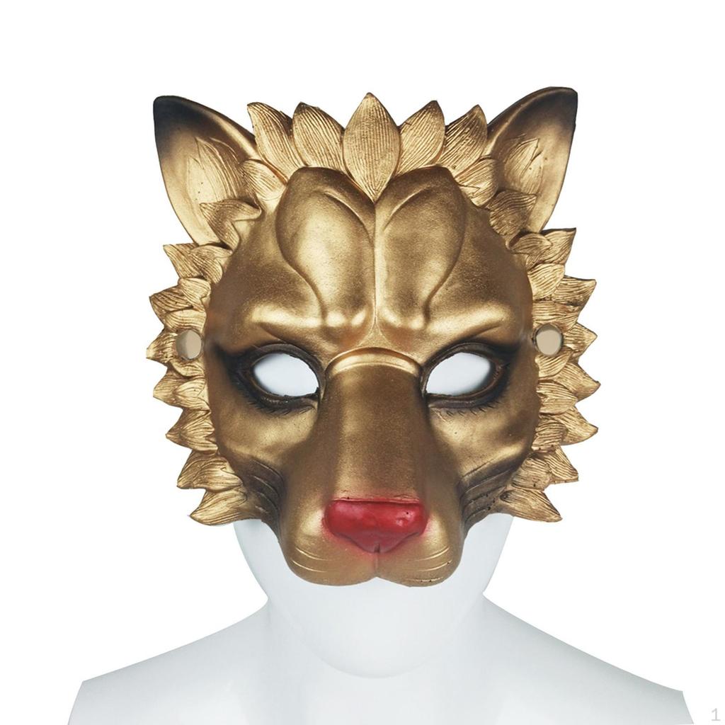 Half Face PU Foam Novelty for Halloween Adult Carnival Party