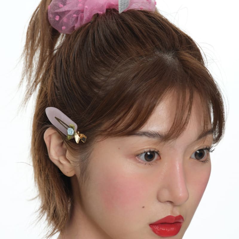 

Eireve ROSE GARDEN HAIR CLIP SET (MARBLE PINK/2PCS) marble pink