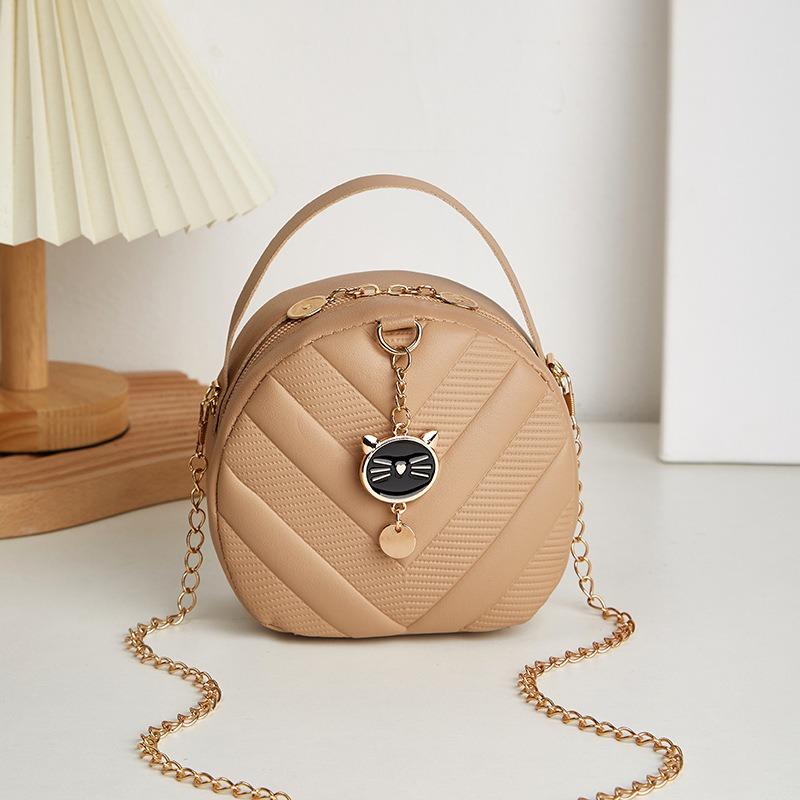One shoulder crossbody women's bag chain handbag new versatile fashion embossed niche bag