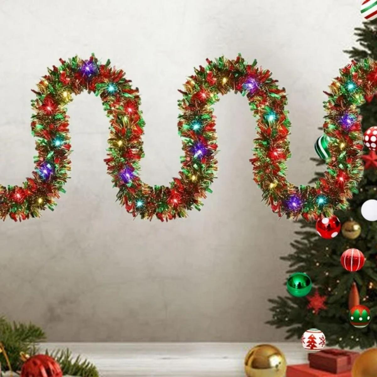 

1PC 20/50 LED Fairy String Lights Colorful LED Christmas Garland Lights Battery Operated For Tree Home Room Holiday Party Decor 2M20LED