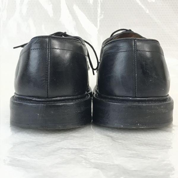 Vintage 80s-90s Allen Edmonds Hillcrest 360° Goodyear Welt Swirl Moc Shoes Size 9.5EEE 27.0-27.5cm Black(USED)