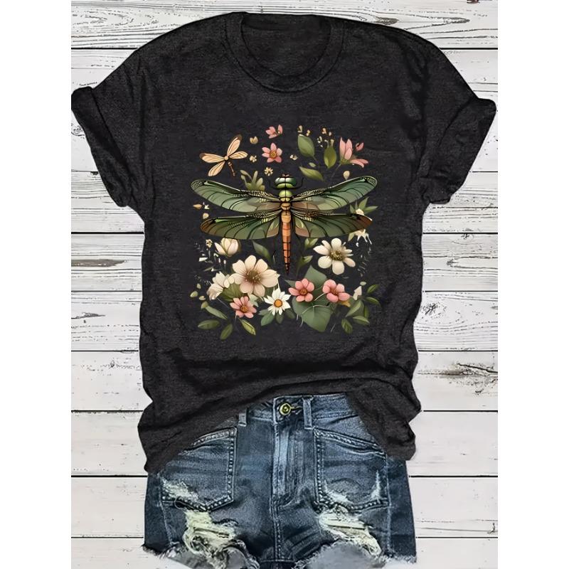 Bohemian women's patterned printed casual short-sleeved shirt
