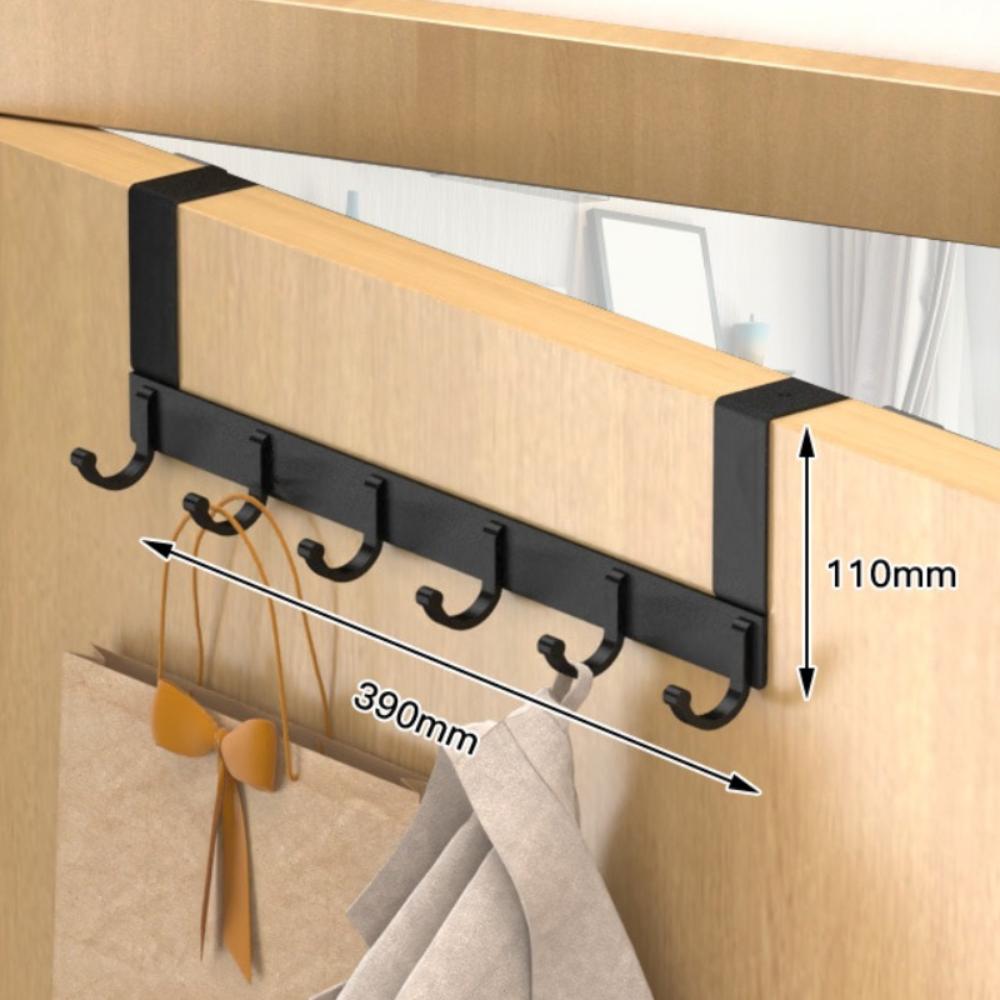 Wall Hanging Over-the-Door Organizer No Drilling Coat Towel Holder New Clothes Hanger  Home Use