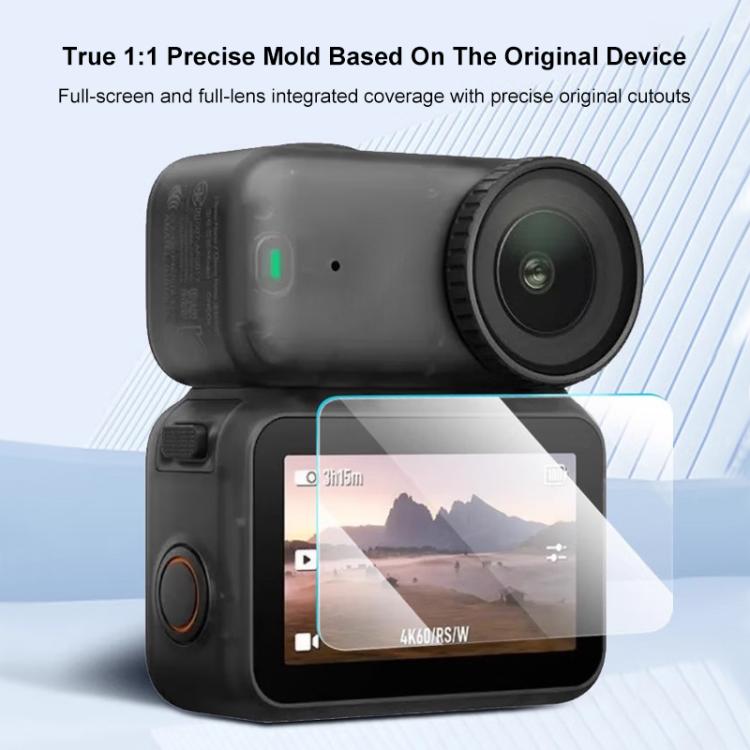 

For DJI Osmo Nano PULUZ Tempered Glass Screen Film with Lens Hydrogel Film (Transparent) прозрачный