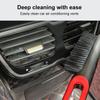 SEAMETAL Car Interior Cleaning Brush Car Air Outlet Seat Crevice Dashboard Dusting Long-handle Brush Car Detailing Brush Duster