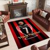Ac Milan Customize Your Name Carpet Suitable for Foyer Bedrooms Playrooms Outdoor Anti-slip Rug Decorate Offices Perfect Birthday/Christmas Gift Idea