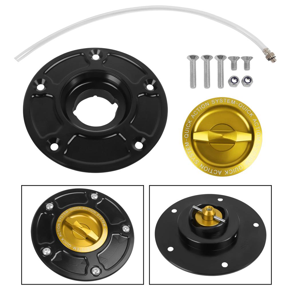 Do Suzuki HAYABUSA GSXR 600 750 1000 K1-K8 SV650/X SV 1000/S Bezkluczykowy szybkozłącze motocyklowe zbiornik paliwa pokrywa zbiornika paliwa