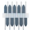 10 Adet/Lot 2.35mm Diş Silikon Kauçuk Parlatıcılar Frez Zımpara Başlıkları HP Saplı Matkap Döner Diş Beyazlatma Diş Hekimi Aleti