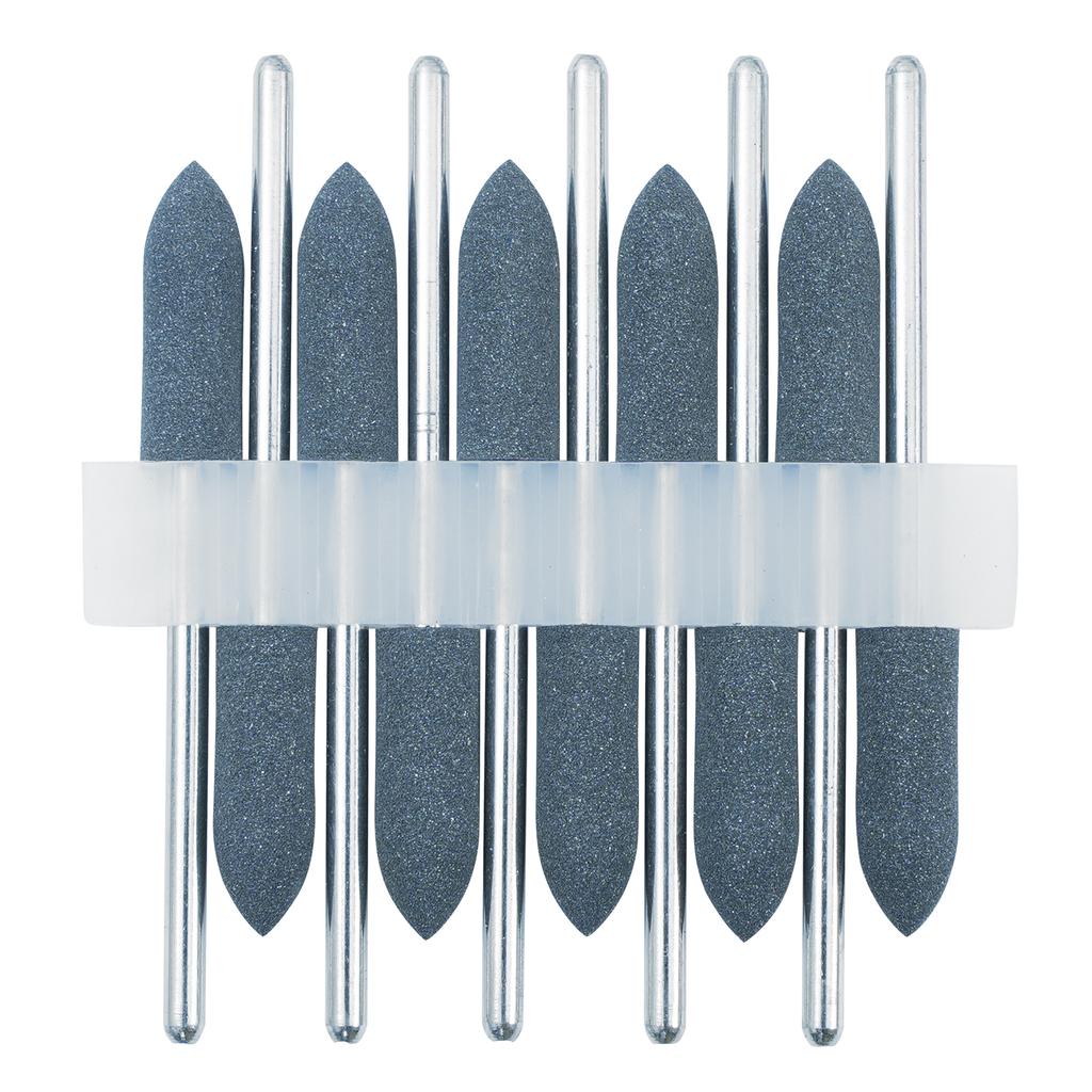 10Pcs/Lot 2.35mm Dental Silicone Rubber Polishers Burs Grinding Heads HP Shank Drill Rotary Teeth Whitening Dentist Tool