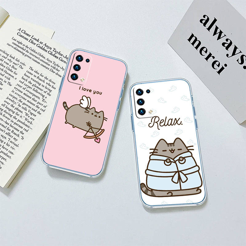 JO46 Pouzdro na telefon Pusheens Cat pro Motorola G34 G32 G31 G14 G84 G62 E32 G24 G72 G71 G73 G85 G200 G60S G60 G52 G51 G50 G42 G41 G32 G30