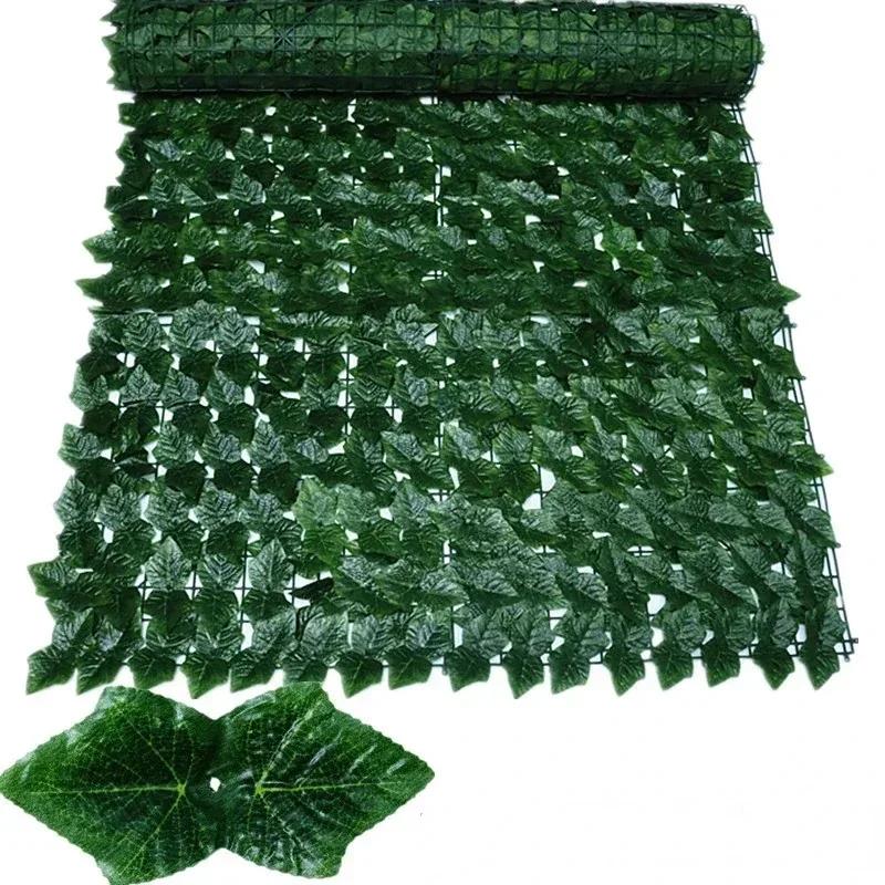 1X3M Privacy Fence Screen Outdoor Garden Backyard Plant Trellis Garden Decoration Outdoor Balcony Decorations Fake Plants