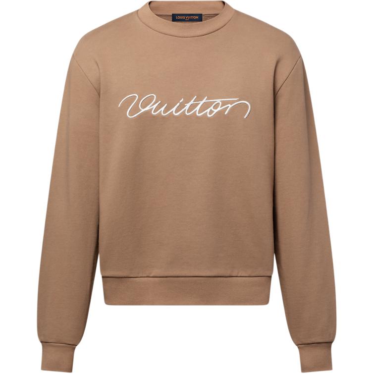 LOUIS VUITTON SS25 Sweatshirt Men's Umber 1AHEFS