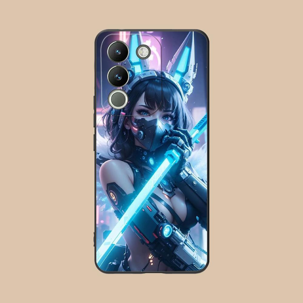 Anime Girl Mobile Phone Case for VIVO V60 V50 V40 V30 V29 V27 V25 V23 Pro Lite 5G Colorful Printing Cover Luxury Cover