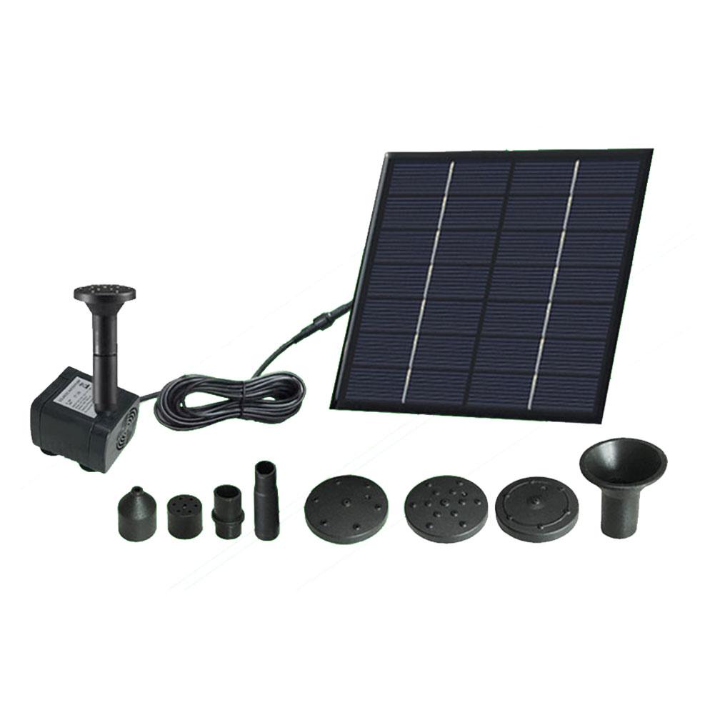 

Садовый солнечный фонтан black-one size