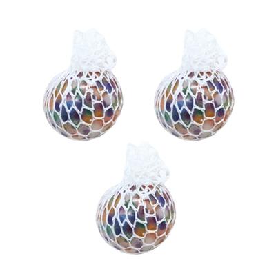 Hotanggamtaeng Clay Sticky Ball Grape Soft 3p, Mixed Colors, 4g, Korean Toy Supplies