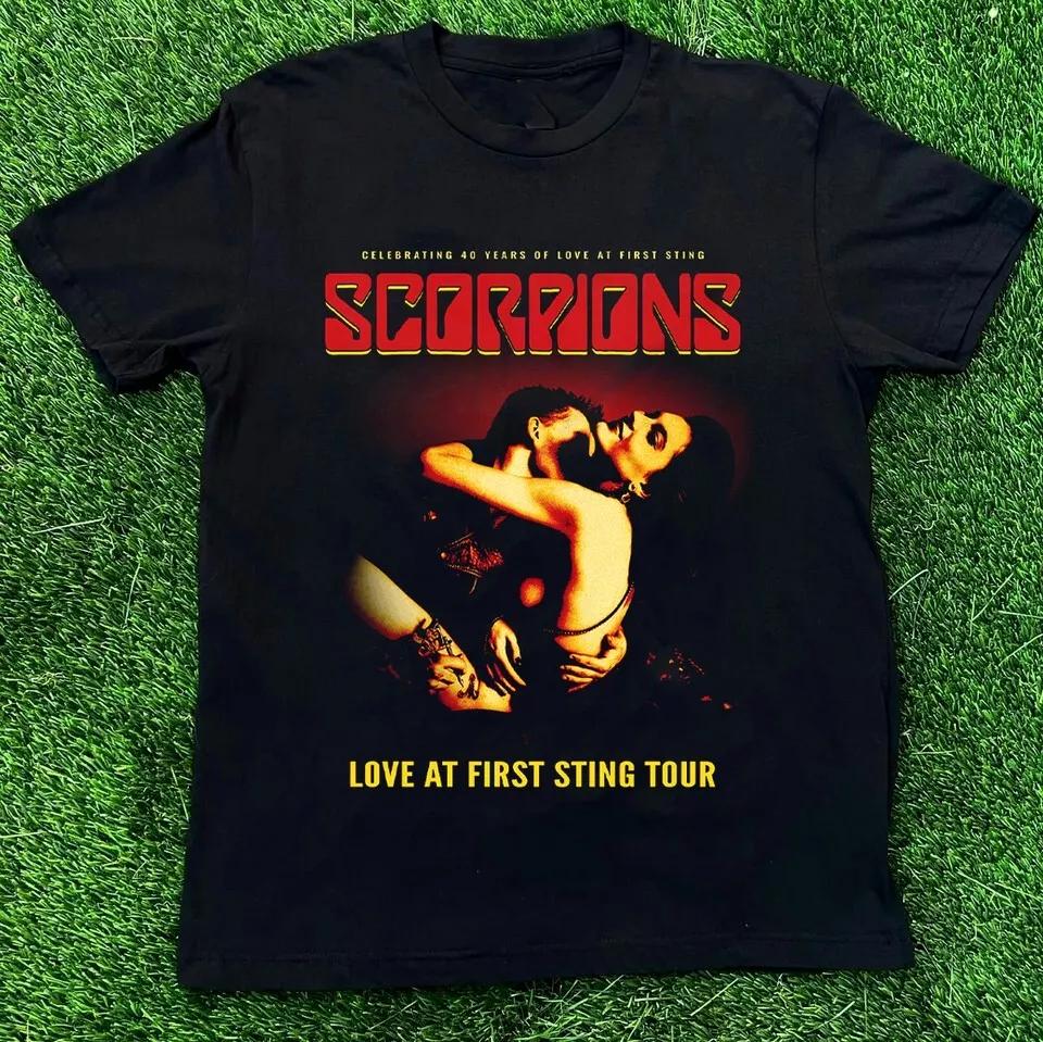Scorpions - Love At First Sting 2024 40 лет Юбилей Футболка Все Размеры S