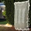 Lace Yarn Wedding Welcome Sign Photo Backdrop Prop