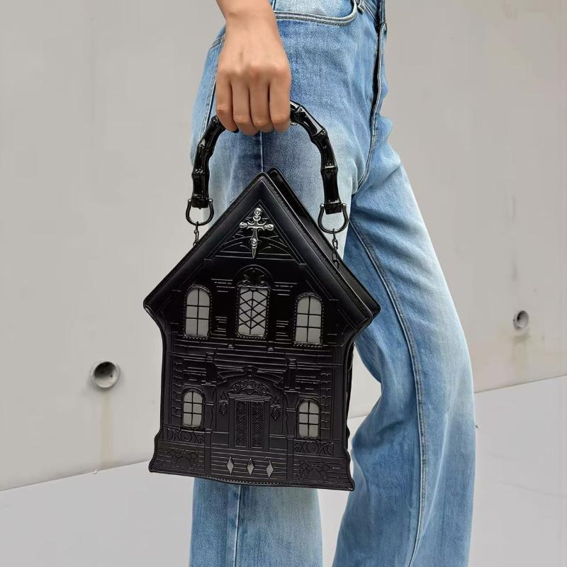 Fashion Funny Design Sense PU Shoulder Bags High Quality Rivets Personality Bags 2026 Hot Sale Europe and America Style Bags
