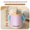 Portable Foldable Deep Foot Bath Basin with Heat Preservation for Home Use