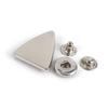 5 30Sets Metal Snap Buttons 21x13mm Fastener Press Stud Button Decorative Clasp Jacket Sewing