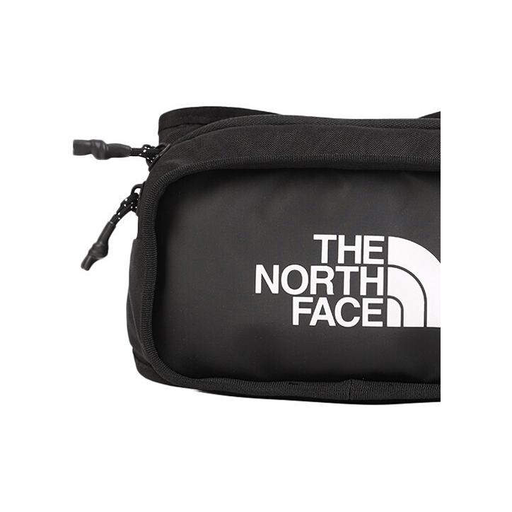 The North Face 3L Basic Letter Logo Printed Portable Crossbody Bag Chest Bag Waist Bag Outdoor Bag Unisex Bags Black 3KZX-KX7