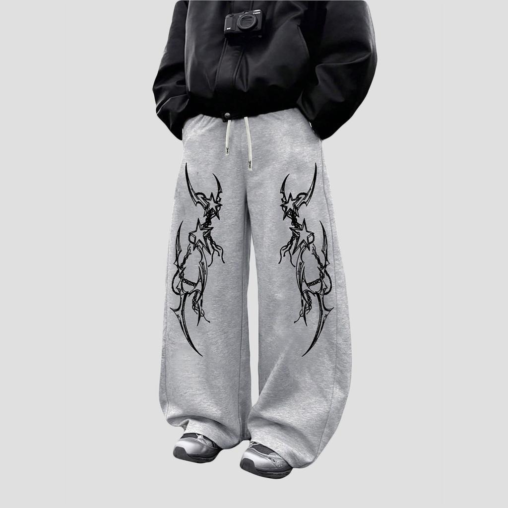 Pantaloni della tuta da uomo con tasche e coulisse - Pantaloni larghi da relax per corsa, pista, yoga, joggers