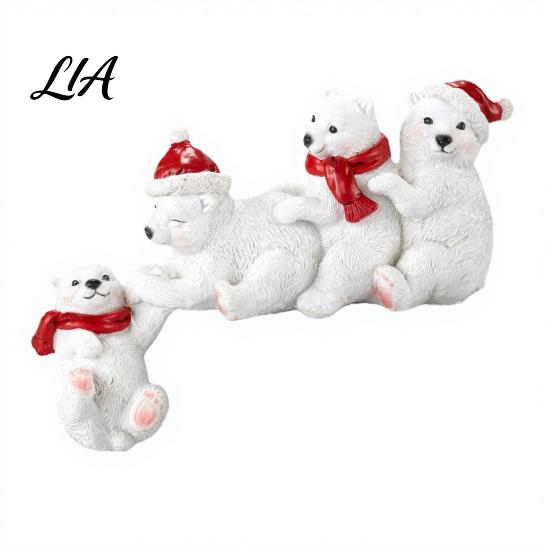 Unique Creative Holiday Gifts Christmas Table Edge Sitter Figurine, Tug of War Hanging Character Decor, Snowman Handcrafted Seasonal Desk Decor Gnome