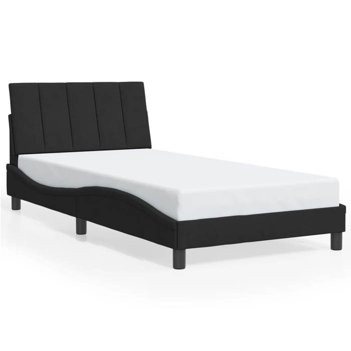 VidaXL Bed Frames with Headboard, Upholstered Bed, Slat Base, Single Bed, Adult Bedroom Bed 3207833
