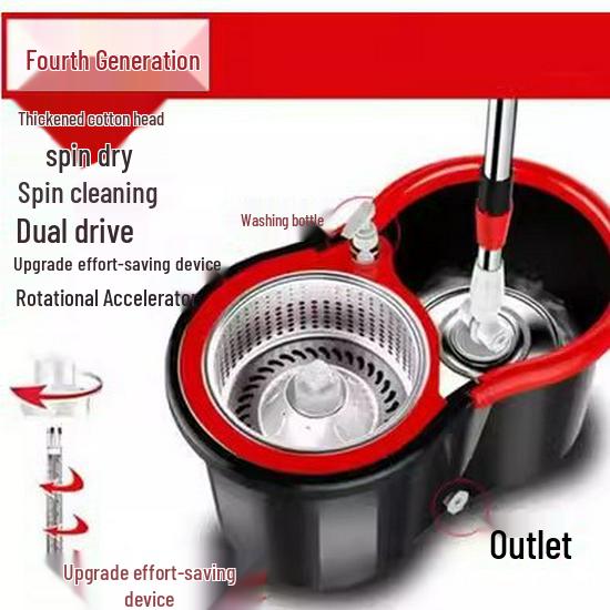 Verdicktes freihändiges Schleudersystem mit Eimer