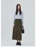 Shi Jian 100% Linen Striped Shirt with Embroidered Horse Design, Loose Fit, Spring Style.